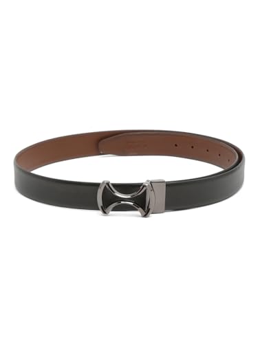 Image of TEAKWOOD LEATHERS Leather Men Reversible Adjutable, Regular Fit for Jeans Office, Outdoor All Occasion Men's Leather Belt | T BT 732