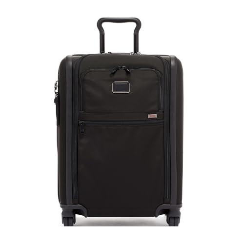 TUMI Alpha 3 Continental Expandable 4 Wheeled Carry-On Black One Size