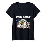 Photo Gallery donna wtf is a kilogram? american eagle in front of american flag maglietta con collo a v Photo Gallery donna wtf is a kilogram? american eagle in front of american flag maglietta con collo a v