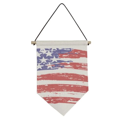 Drapeau suspendu amecountry une decoration murale en toile chaleureuse pour votre salon