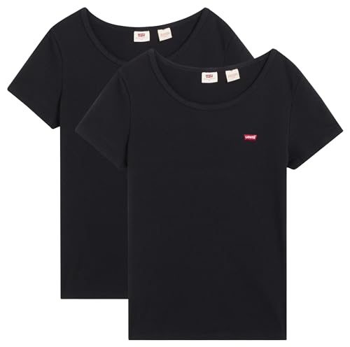 Levi's Damen 2-Pack Tee T-Shirt, Mineral B, XXS – Ansicht 4