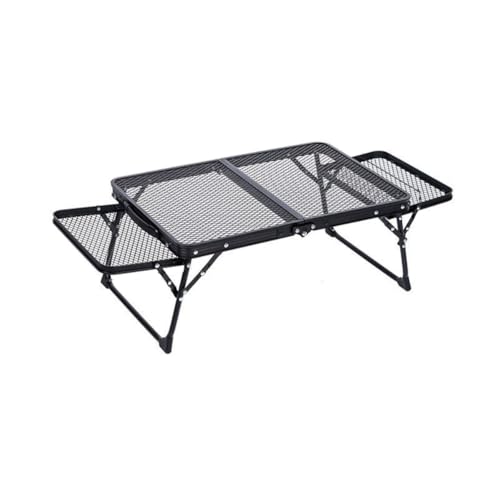 Table de camping plateau en maille antirouille et patins stables - 2