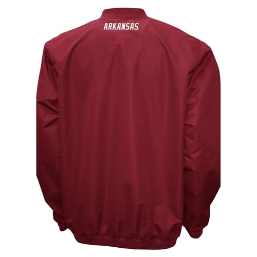 Men's Big Logo College Windshell V-Neck Pullover Jacket2