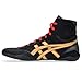 ASICS Men's DAN Gable EVO 3 Wrestling Shoes, 8.5, Black/Pure Gold
