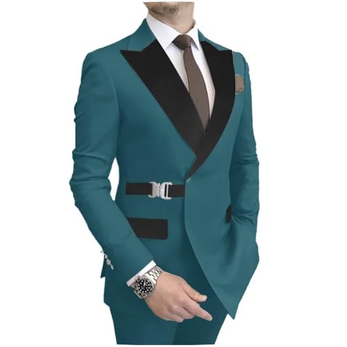 Fashion Men's Suits Set Formal Jacket Pants 2 Piece, Luxury Tuxedos for Wedding Prom Party4