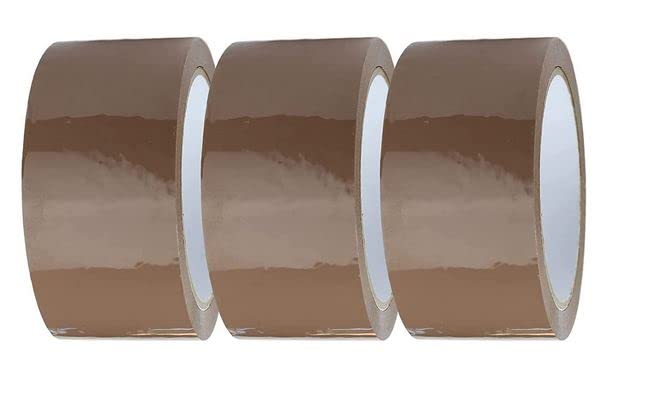 MODAK 3 brown clear Fragile Packing Tape Parcel Tape Rolls of Brown Tape 48mm x 66m