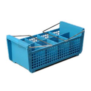 Carlisle C32P2 Flatware Washing Basket with Handles