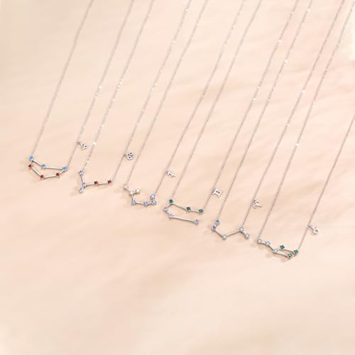 Collier zodiaque en argent 925 pendentif constellation raffiné - 3