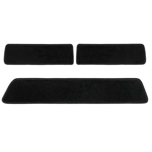 Opaltool 3-TLG Teppiche Einstieg Trittstufen für VW T5 T6 T6.1 Multivan, Schwarz, Nylon+Samt, 5 cm x 5 cm x 5 cm, Fußmatten, Trittmatte