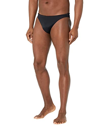 WUKX Herren Slip de bain Micro SEA Life Badehose, Noir, L