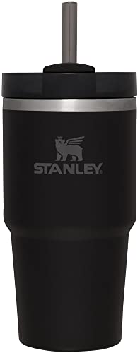 Image of STANLEY Quencher H2.0 Tumbler with Straw 20 oz | Flowstate 3-Position Lid | Cup Holder Compatible for Travel | Insulated Stainless Steel Cup | BPA-Free | Black