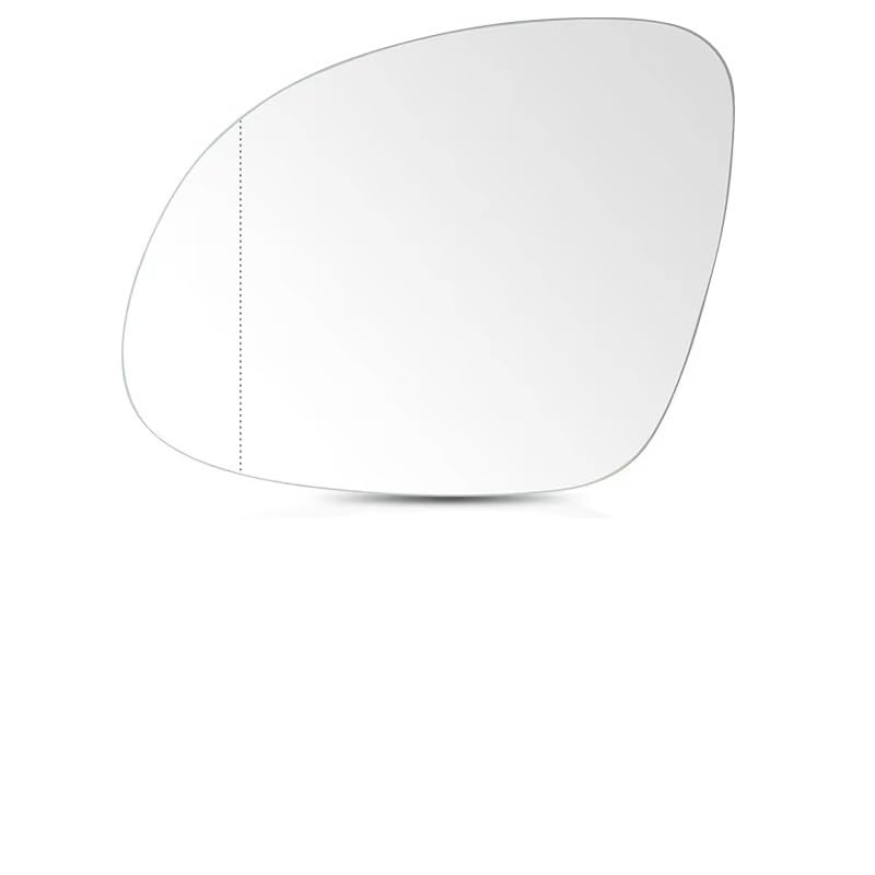 Verre rétroviseur gauche pour VW Tiguan 2009-2017 chauffant avec plaque