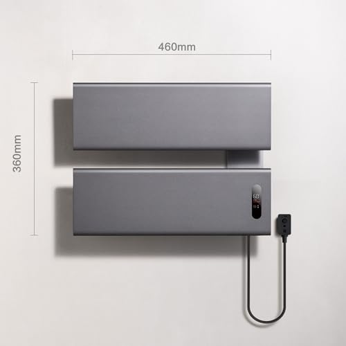 Sèche-serviettes électrique intelligent contre l'humidité avec minuterie