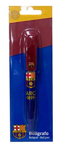 Cyp Brands - Boligrafo En Blister Individual Fc Barcelona Azul Amarillo Naranja En Oferta Cyp- Bolígrafo Basic Con Clip Decorado En Blíster Fc Barcelona, Multicolor (Bp-32-Bc)