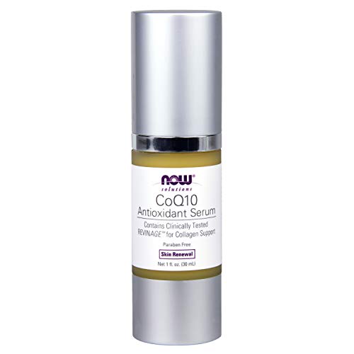 NOW Solutions, CoQ10 Antioxidant Serum, with Clinically Tested REVINAGE for Collagen Support, Visible