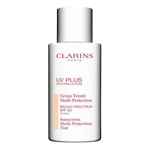 Clarins UV PLUS Anti-Pollution Broad Spectrum SPF 50 Oil-Free Sunscreen Multi-Protection Tint - Medium 1.7 oz
