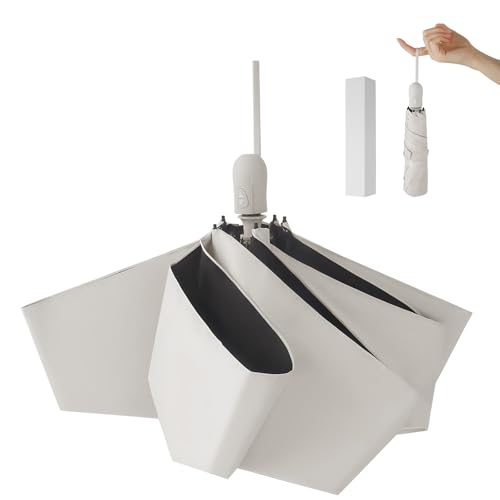 Mustarpicking 日傘 超軽量 198g UVカット率 100% 完全遮光 遮熱 ワンタッチ自動開閉 折りたたみ傘 コンパクト 折り畳み日傘 紫外線遮断 耐風撥水 晴雨兼用 携帯便利 メンズ レディース 母の日 父の日