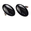1 paar for Mercedes Benz Smart W450 W452 A-Klasse W168 Vito W639 W447 Citan W415 Auto Seite Marker lichter Repeater Signal Lichter(2PCS Dynamic Black)