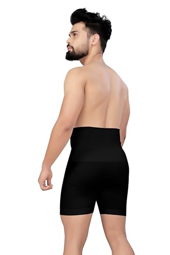 Image of Tummy Tucker Men Shapewear for Control Seamless High Waist Slimming Underwear Body Shaper Boxer Stomach Fitness for Exercise & Workout Briefs