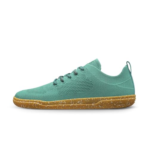 Image of GROUNDIES Active Knit Barefoot Shoes for Men - Lightweight Sports Sneakers for Men with Wide Toe Box, Microfiber Lining, and Slip-Resistant Outsole