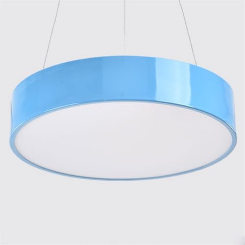 Lámpara colgante LED para techos altos estilo escuela en aluminio