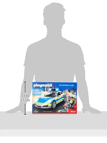 PLAYMOBIL Porsche 70067 City Action Porsche 911 Carrera 4S Police, Multicoloured - Image 3