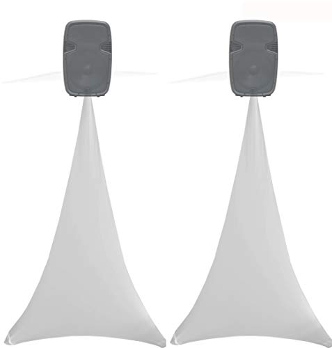 Housse pour haut-parleurs en élasthanne extensible, housse pour trépied, lycra, 10 couleurs disponibles