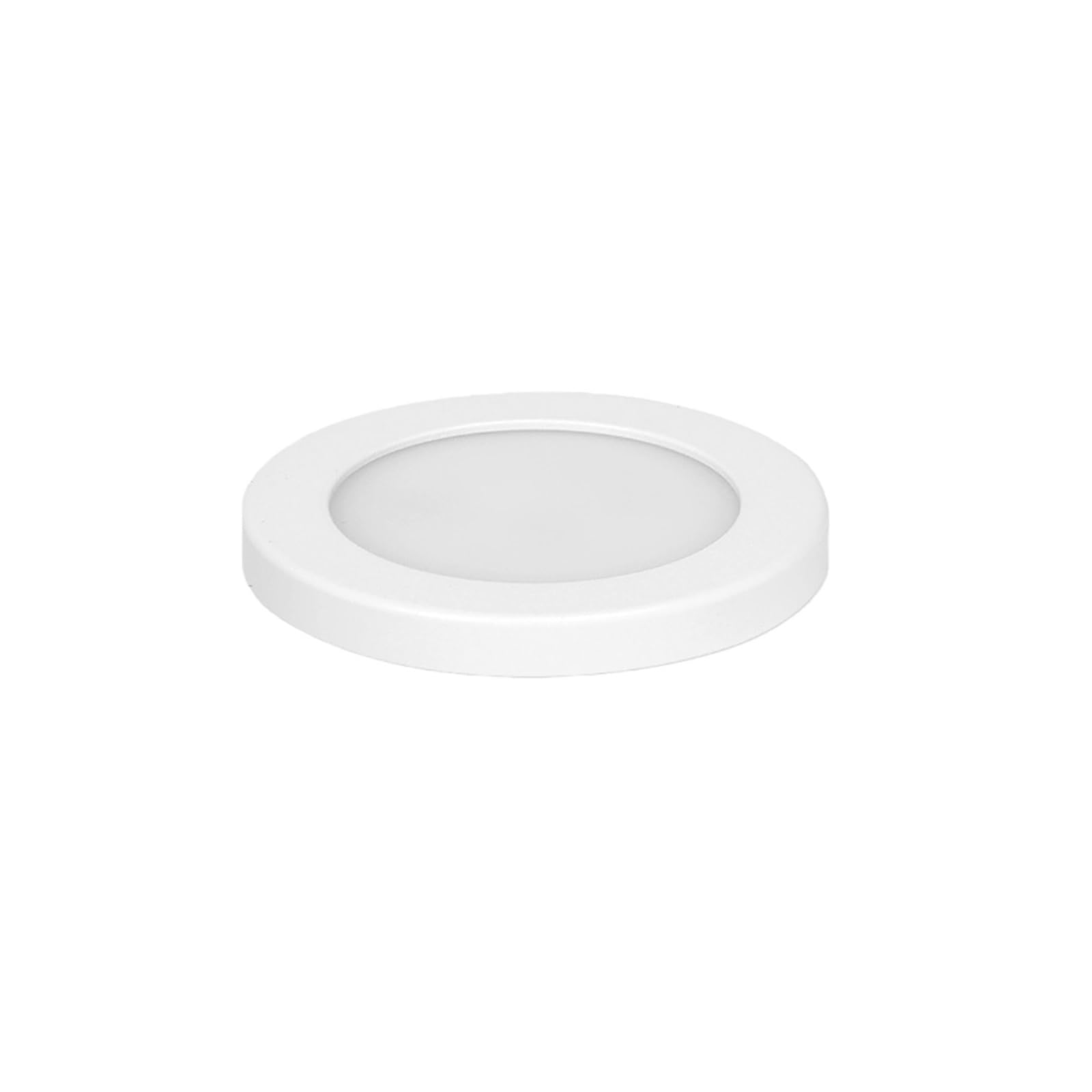 XiaoChenChen 2Pcs Mini LED Downlight Surface Mounted DC 12V 3W 5W 7W Round Panel Spot Light Ultra Thin Indoor Lighting Home Kitchen Cabinet Lamp(White,COLD WHITE 6000K_7W)