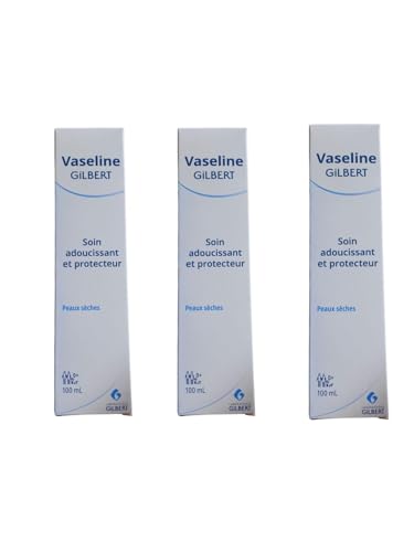 GILBERT HEALTHCARE - Tubo de vaselina de 100 ml – Lote de 3