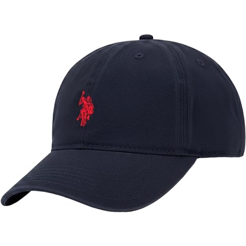 U.S. POLO ASSN. mens U.s Polo Assn. Cotton Adjustable Curved Brim Baseball Cap With Embroidered Small Pony Logo Baseball Cap (pack of 6)
