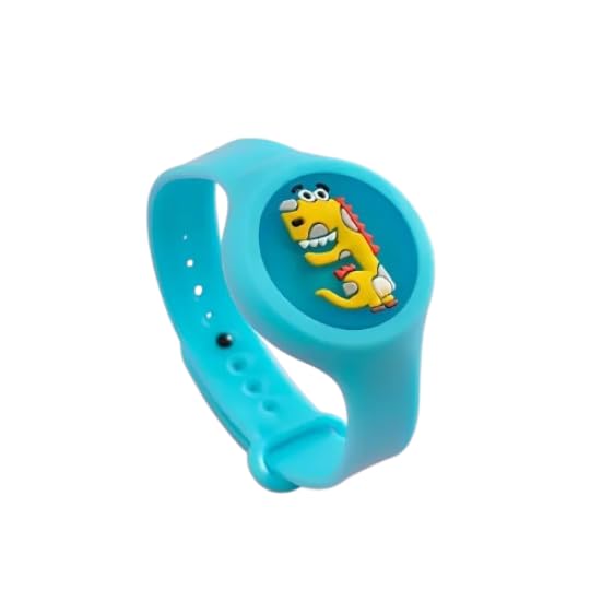 Sweta Creation Kids Cartoon Animal Design Mosquito Repellent Wristbands with LED Light Up, Insect & Bug Pest Repeller Waterproof Bracelet For Kids and Adults(Mosquito Repellent bands1A-Blue-Pcs5)-image-36