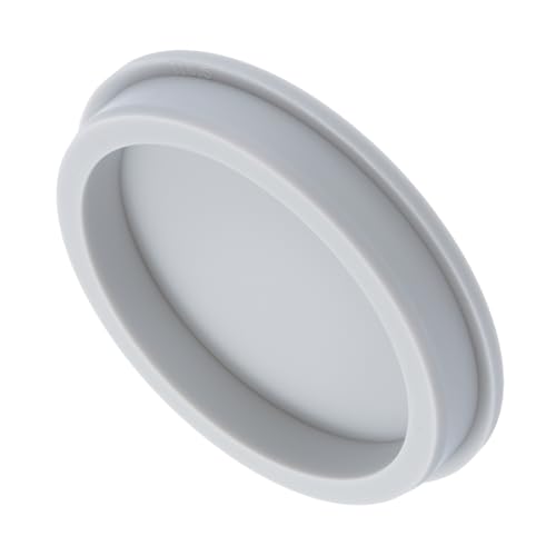 Image of MECCANIXITY High Temp Silicone Plug Mount Dia 116.5mm /4.59 Inch T Shaped Rubber Stopper Hole Plug for Powder Coating Plating Waterproof Sealing Grey Pack of 1(OD 125mm /4.92 Inch)