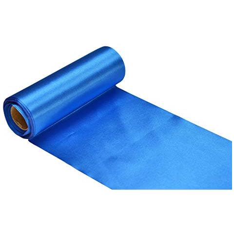 Creativery 9m Rolle Satinband 30cm // Tischläufer Satin Band Stoff Gewebe Tischband Deko Cover