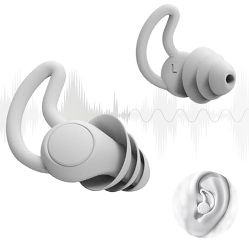 Ear Plugs for Sleep Reusable Noise Cancelling Earbuds for Sleeping Flexible Silicone Best Earplugs to Block Out Snoring Ergonomic Design Shark Fin Design for Sleep Deep Focus Travel with Case Ear Plugs for Sleep Reusable Noise Cancelling Earbuds for Sleeping Flexible Silicone Best Earplugs to Block Out Snoring Ergonomic Design Shark Fin Design for Sleep Deep Focus Travel with Case