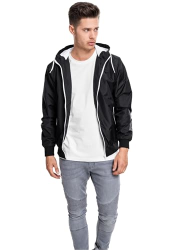 Urban Classics Herren Contrast Windrunner veste legere contre vent et pluie fine