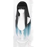 【RinMart】コスプレ用 耐熱 ウィッグ 鬼滅の刃 時透 無一郎 wig 変装 cosplay+おまけ (お写真の通り)