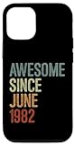 Photo Gallery custodia per iphone 15 pro fantastico regalo di compleanno dal giugno 1982, divertente, retrò Photo Gallery custodia per iphone 15 pro fantastico regalo di compleanno dal giugno 1982, divertente, retrò