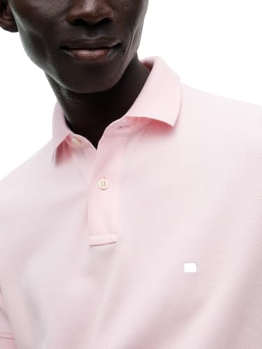 Image of Tommy Hilfiger Men's Short Sleeve Polo Shirts in Regular Fit With Stretch and Organic Pique Cotton
