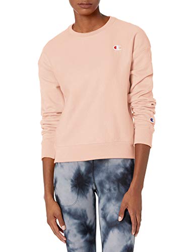 Champion LIFE Women's Crew, Blushing Peach-549302, Small
