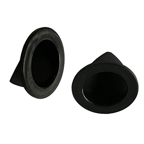 10 Pieces Black Silicone Duckbill Valve One-Way Check Valve 32.1 x 23 x 15 MM for Liquid and Gas Backflow Prevent
