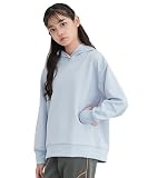 [ニッセン] トレーナー 男女兼用 ビッグシルエット裾ラウンドプルパーカー(男の子・女の子) サックス 140