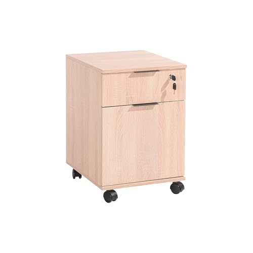 Hanah Home Gabinete Multiusos, 100% melamina revestida de partículas, Talla única