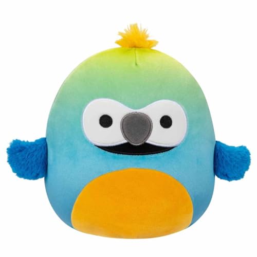Squishmallows Peluche 20cm Baptise El Guacamayo Azul