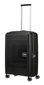 American Tourister Aerostep Spinner M Walizka Czarna