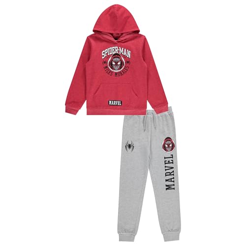 Image of Marvel Boys Spiderman Hoodie Sweatpants Set - Spiderman, Ironman, Captain America Boys Sweatshirt and Sweatpant Set