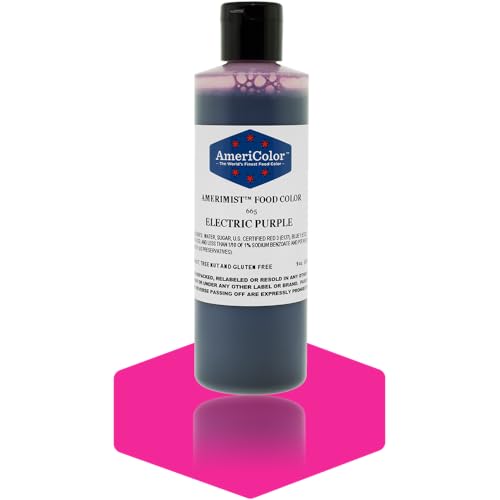 AmeriColor AmeriMist Electric Purple Airbrush Food Color, 9 oz
