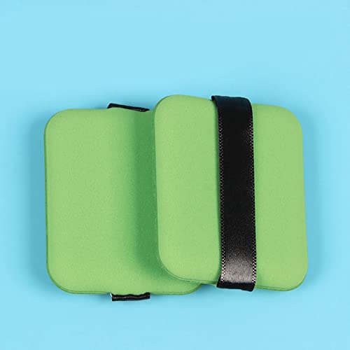 TARSHYRY Herramienta de Esponja de Maquillaje de Hojaldre de Polvo Suave de Doble Cara en Polvo (cuadrado verde)