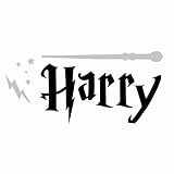 Wizard Name Wall Decal - Custom Name Wall Decal - Boys Name Decal - Personalized Name Wall Decal Nursery Decal - Boys Room Decal - Wand Decal
