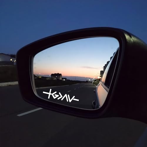 Image of Miarita 3X Car Stickers and Decals - Christian Car Decals for Women & Men - God is Greater Than the Highs and Lows - Jesus Stickers - Vinyl Stickers for Truck, Mirror, Laptop, Water Bottle (GAV White)