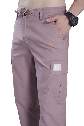 Image of DIVISIVE Men's Loose Fit Linen Blend Cotton Cargo Pants